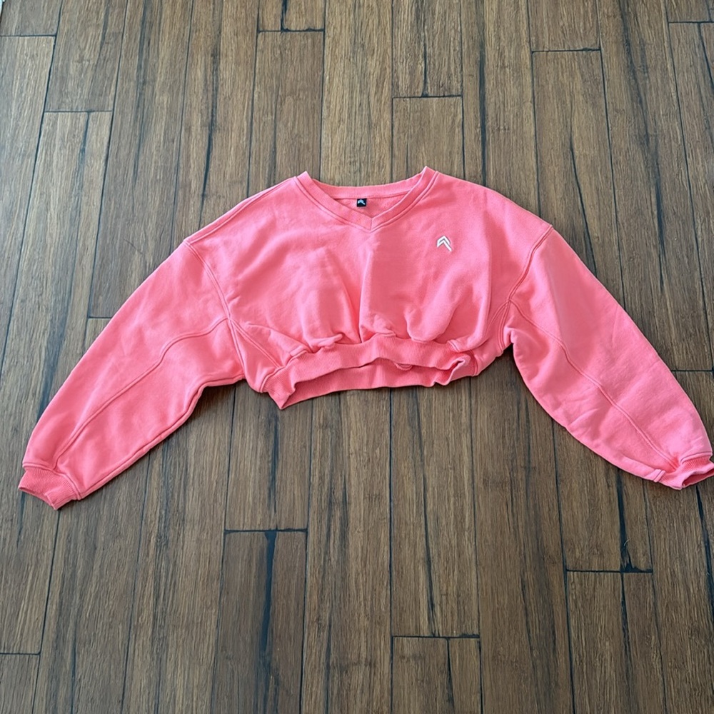 Oner Active All Day Lightweight Oversized V-Neck Sweatshirt - Picture 3 of 6